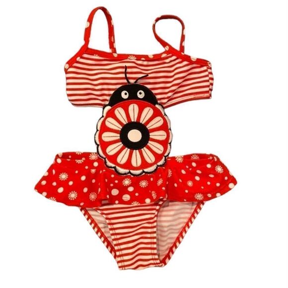 Koala Baby Ladybug Cutout Swimsuit 24 Months - Picture 1 of 3